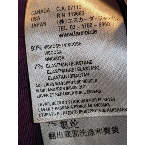 Laurel Top and cardigan Top B 43"Jacket 44" CB 26.5" Plum/Purple.top Draped - Picture 11 of 15